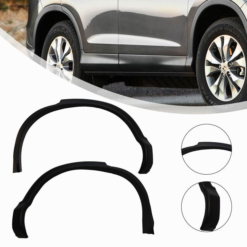 2pc Rear Fender Trim Wheel Flare Arch Molding For Honda CRV CR-V 2012-2016