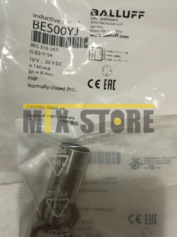 1PC Brand New Ones BALLUFF BES 516-367-G-E5-Y-S4 Sensor&Proximity Switch