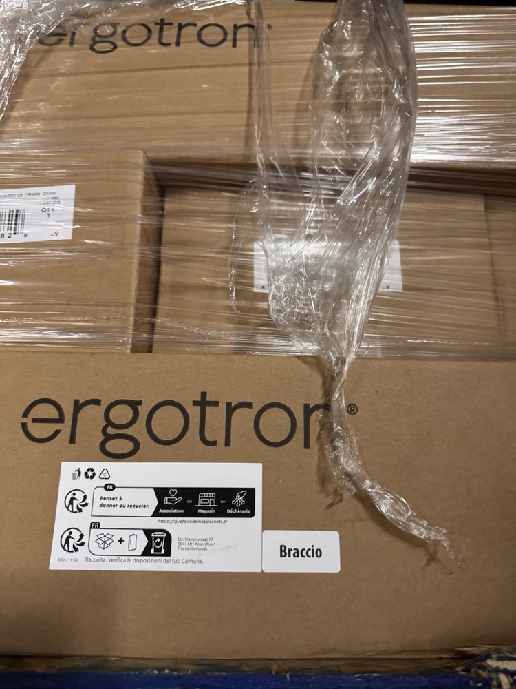 Ergotron Desk Mounting Monitor Arm  - Matte Black (45-241-224) Factory Sealed