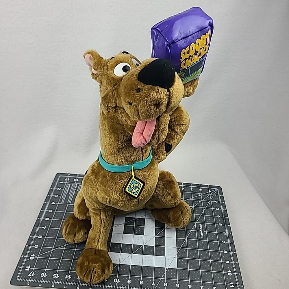 Vintage 20-inch Scooby-Doo Plush Stuffed Animal with Scooby Snacks Cartoon Network