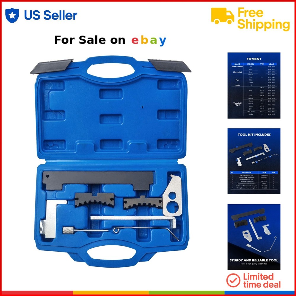 Engine Timing Tool Kit for Chevy Fiat Alfa Romeo Camshaft Locking Belt Alignment