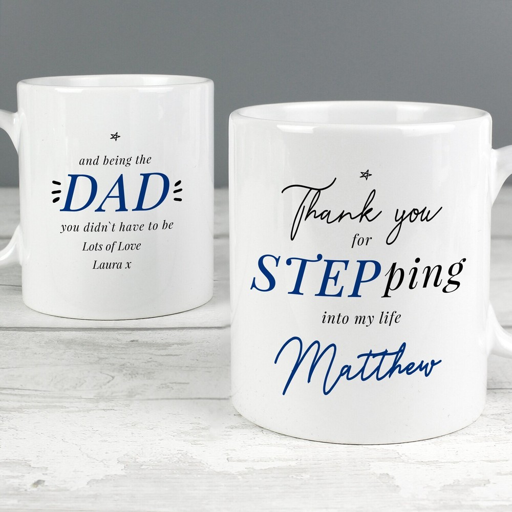 Personalised Step Dad Mug Happy Father's Day Father's Day Gift Daddy Gift Step