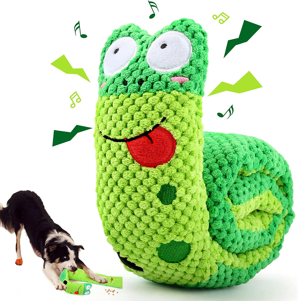 Squeak Dog Toys Stress Release Game for Boredom, Dog Puzzle Toy IQ Training, Snu