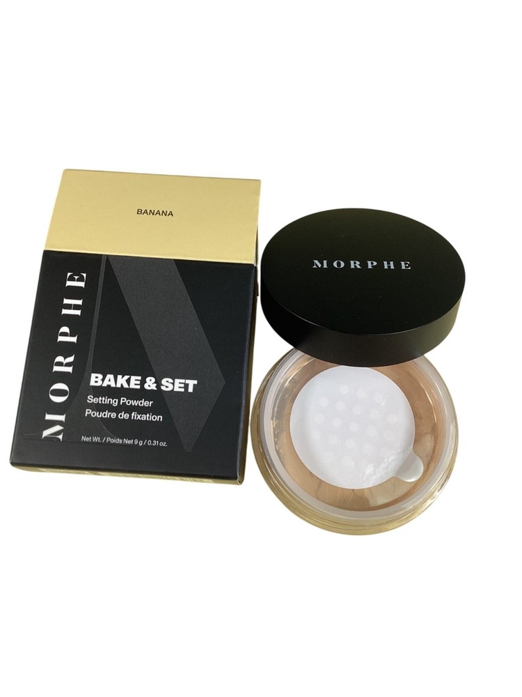 Morphe Bake & Set Setting Powder Banana 0.31 Oz Long-lasting Face Makeup Beauty