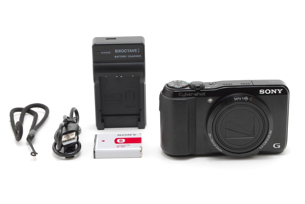NEAR MINT Sony Cyber-shot DSC-HX30V 18MP Black Digital Camera Japan