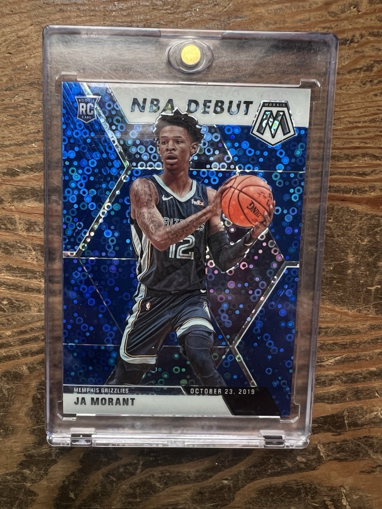 2019-20 Panini Mosaic - NBA Debut Blue Fast Break Prizm #274 Ja Morant /85 (RC)