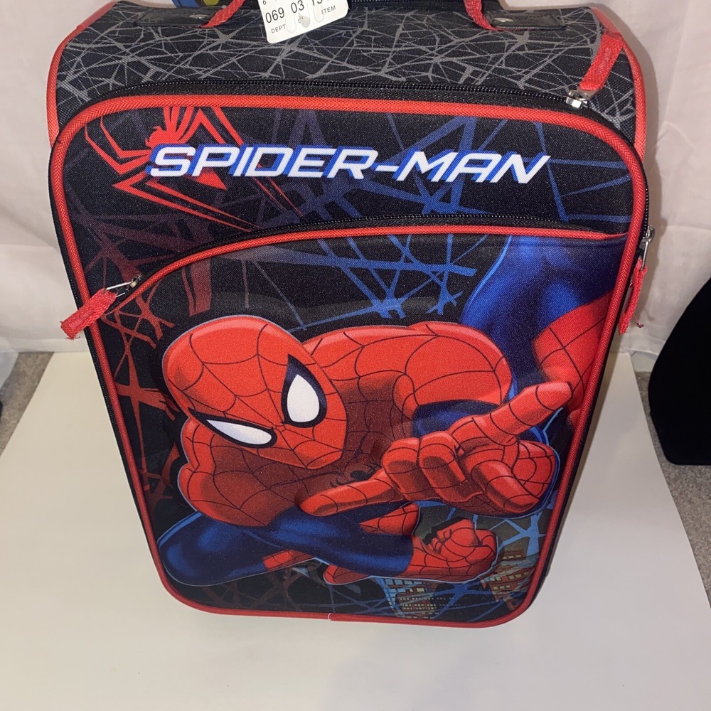 KIDS ROLLING BACKPACK SPIDERMAN WHEELED SCHOOL BAG FOR BOYS/GIRLS