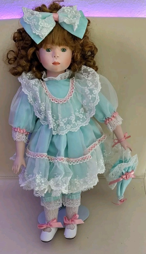 Dynasty Doll Limited Production 1990 Marcella Doll Of The Year Nominee Porcelain