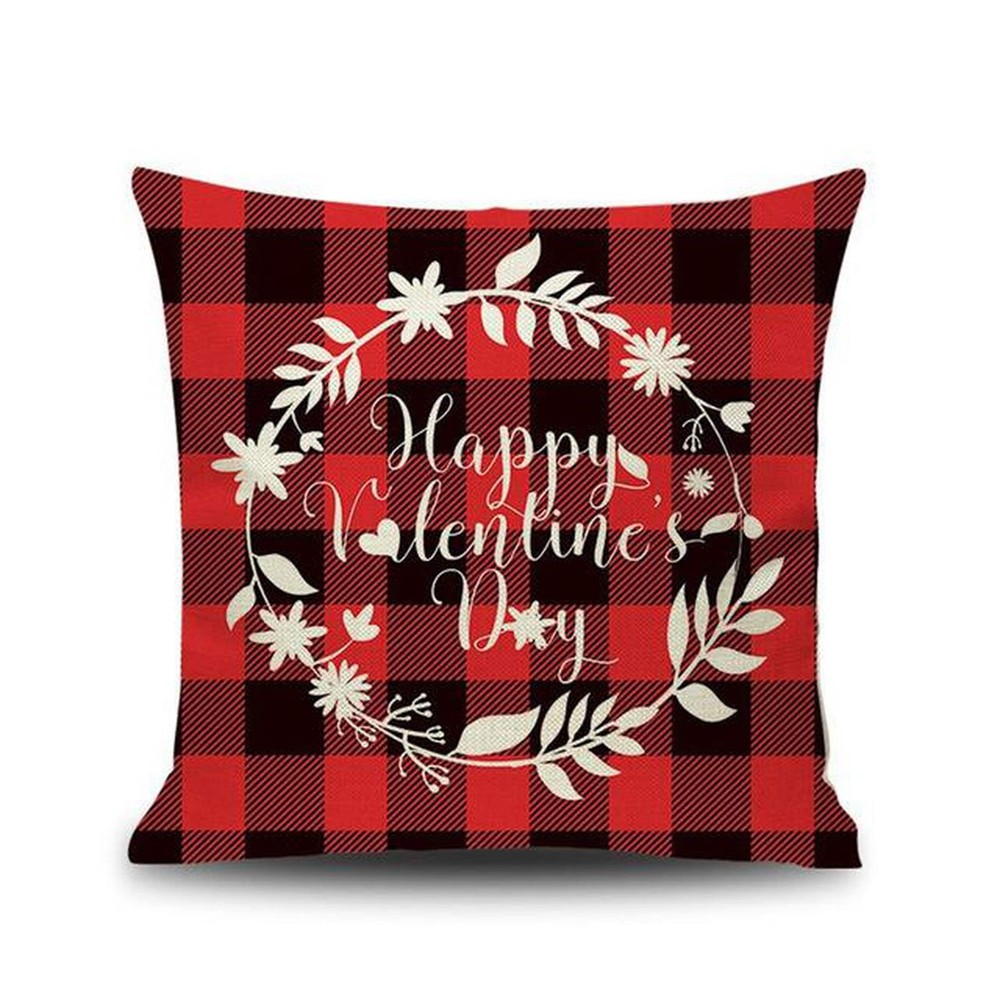 Festive Merry Christmas Multi-Color Printed 18 x 18 Throw Pillow Cover