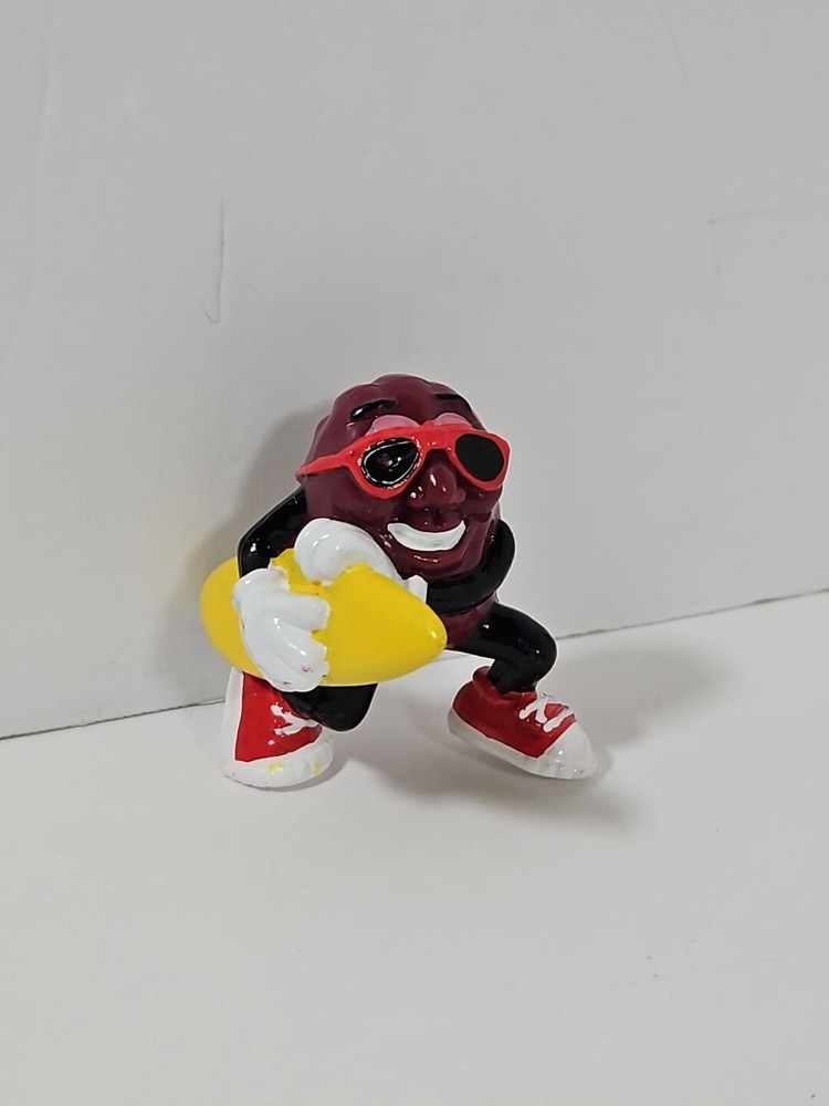 Vintage 1988 Burger King California Raisins Surfer Figure with Surf Board by Applause  