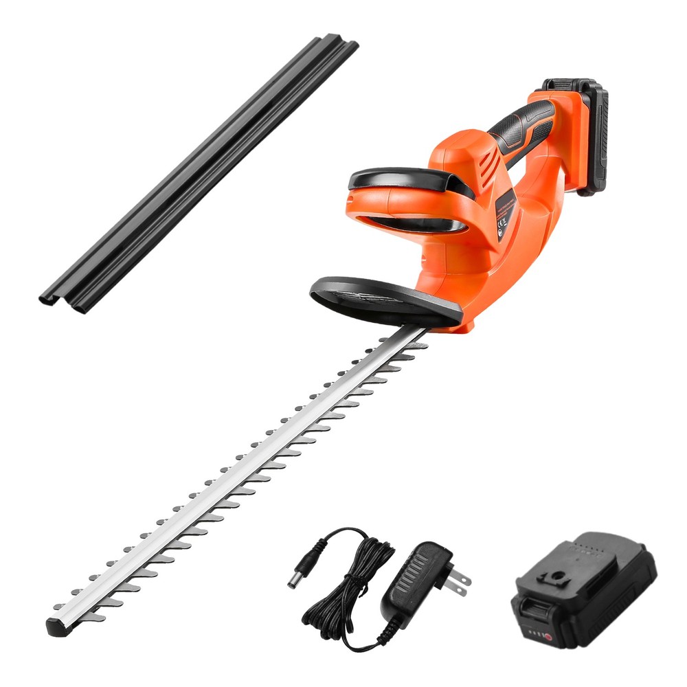 20V Cordless Hedge Trimmer with 20in Dual-Action Blade for Effortless Bush Cutting