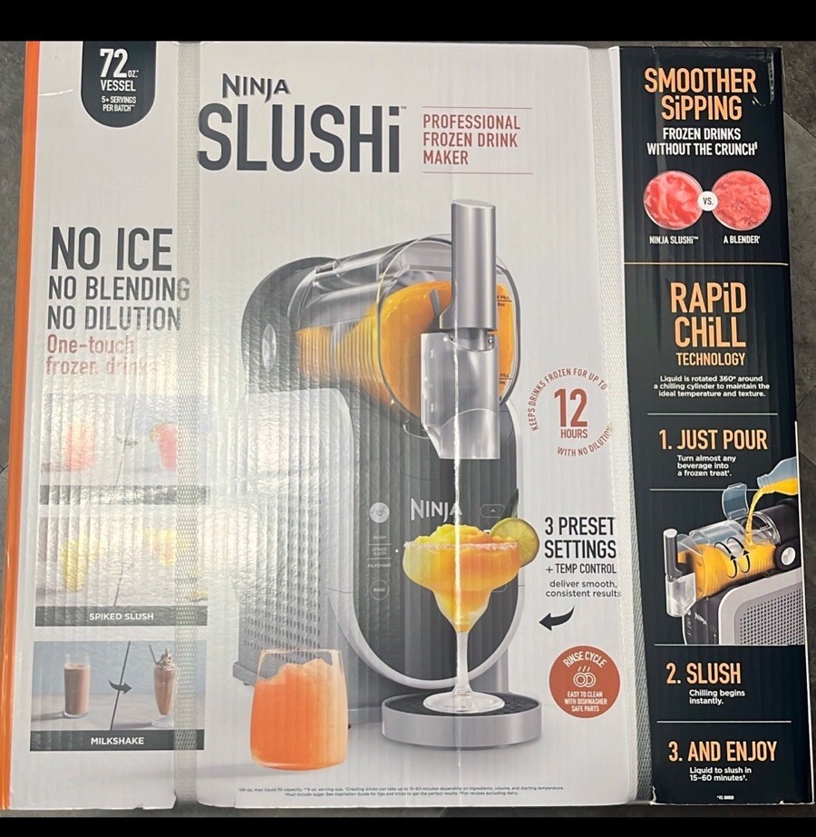 Ninja SLUSHi 72oz 3-in-1 Professional Frozen Drink Maker FS300 Available Today