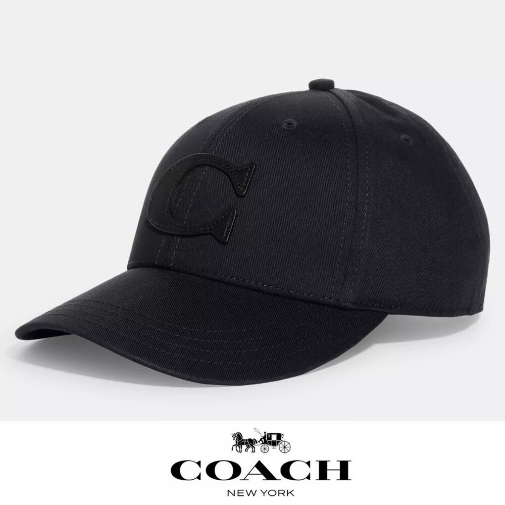 NWT Coach Navy Varsity Baseball Cap Adjustable M L Size