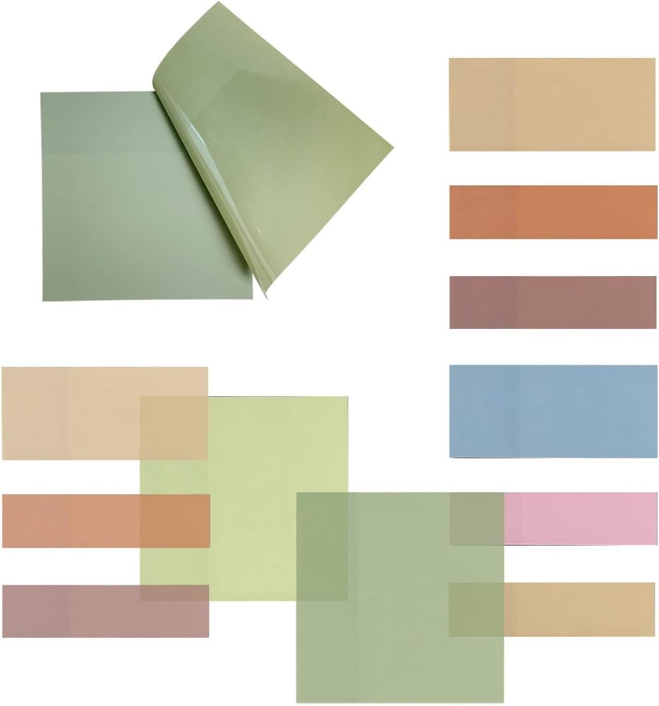 Clear Sticky Notes - 400 Sheets in 3 Sizes, Transparent Bible Tabs