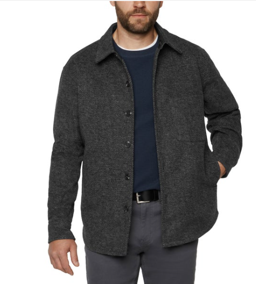 Banana Republic Men's Heritage Shirt Jacket Black Size XXL