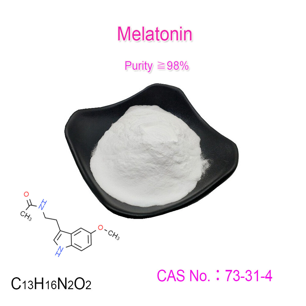 98% Melatonin Powder- CAS 73-31-4 USP Standard Sleep Support Supplements