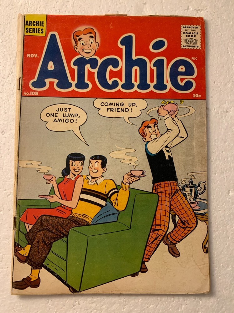 ARCHIE #105 GD+ ARCHIE COMICS SILVER AGE 1959