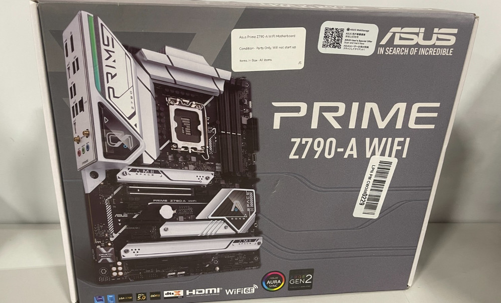 Asus prime Z790-A WIFI Motherboard