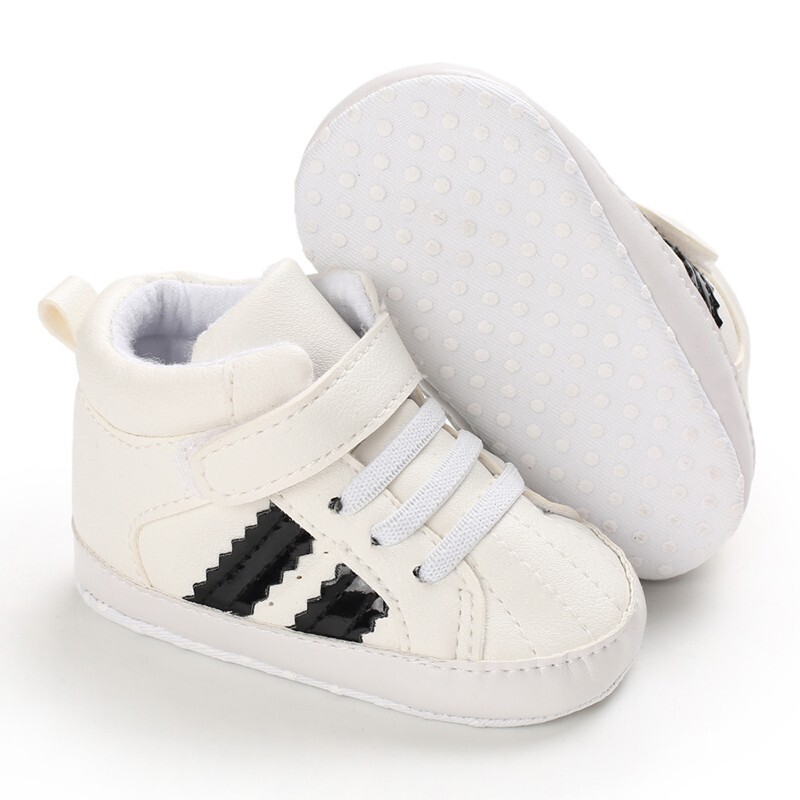 Classic Baby Boy Girl Crib Shoes Infant Sneakers Casual Shoes Newborn Baby Shoes
