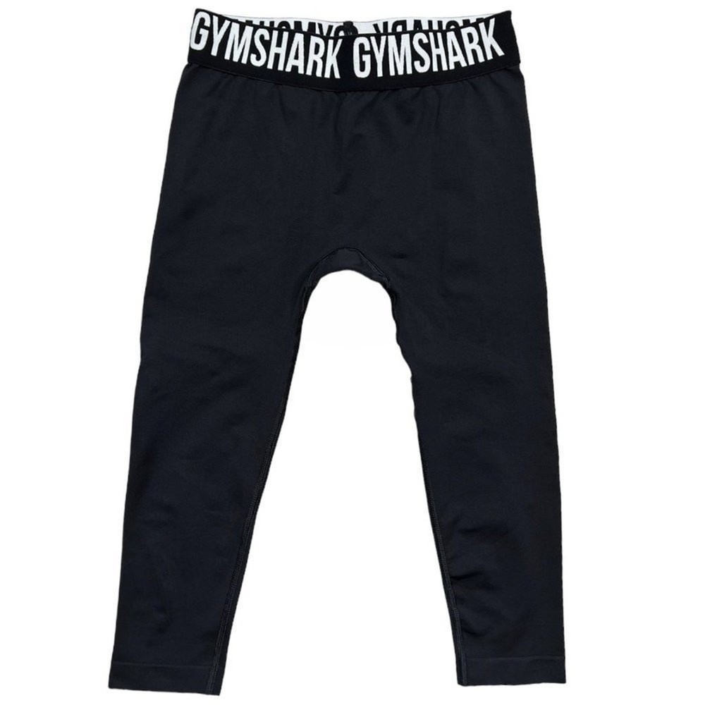 Gymshark Black Logo Seamless High-Waist Leggings Size Small