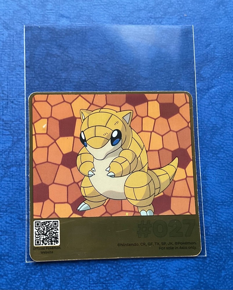 Pokemon #027 Sandshrew Oreo x Photocard Special Edition 2024