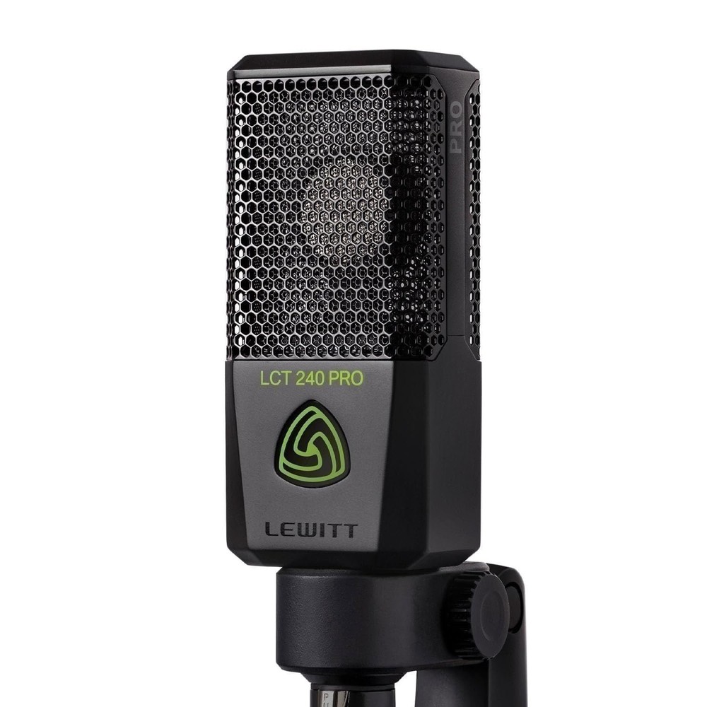 LCT-240-PRO Black Compact Condenser Mic for Studio Recording