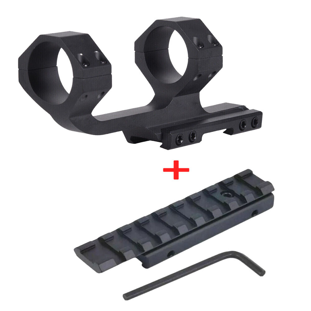 30mm Offset Cantilever Picatinny Mount with Dovetail Rail Adapter