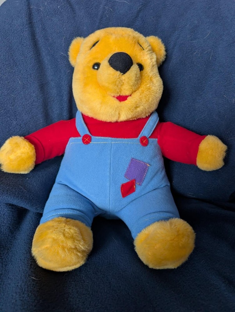 1997 WORKING Vintage Disney Winnie the Pooh Talking Animated Plush Mattel Clean