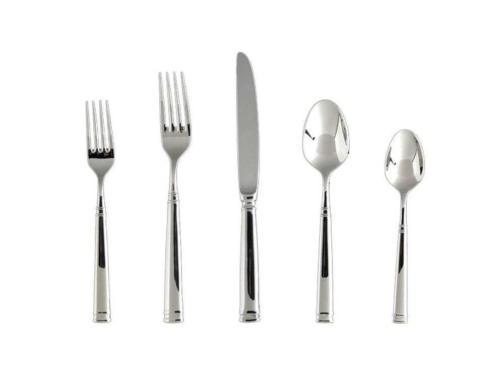 Bistro 18/10 Stainless Steel 20-Piece Flatware Set for Elegant Dining