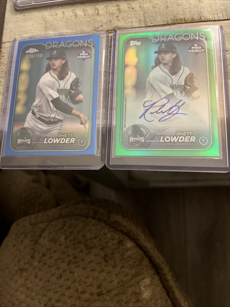 2024 Topps Pro Debut #PD-92 Rhett Lowder Rookie AUTO Low Number RC  