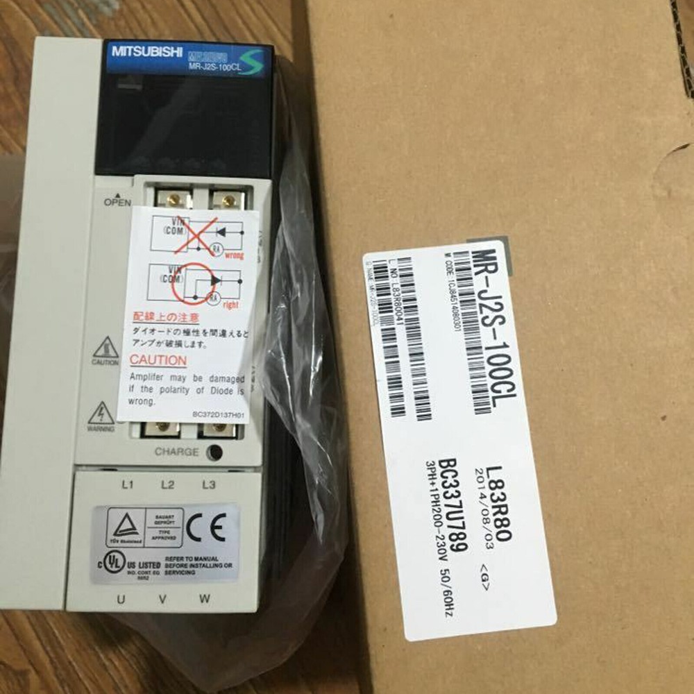One New AC SERVO Driver MR-J2S-100CL Boxed #A6-37