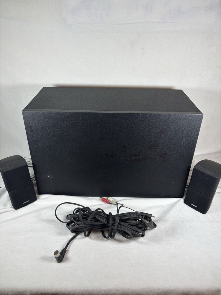 BOSE Acoustimass Model 2683 Powered W/Speakers System Subwoofer Works Tested