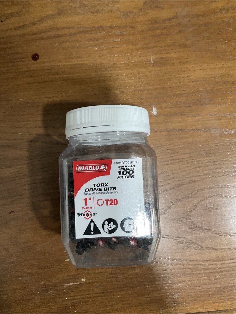 100-Pack Diablo 1-Inch #20 Torx Drive Bits