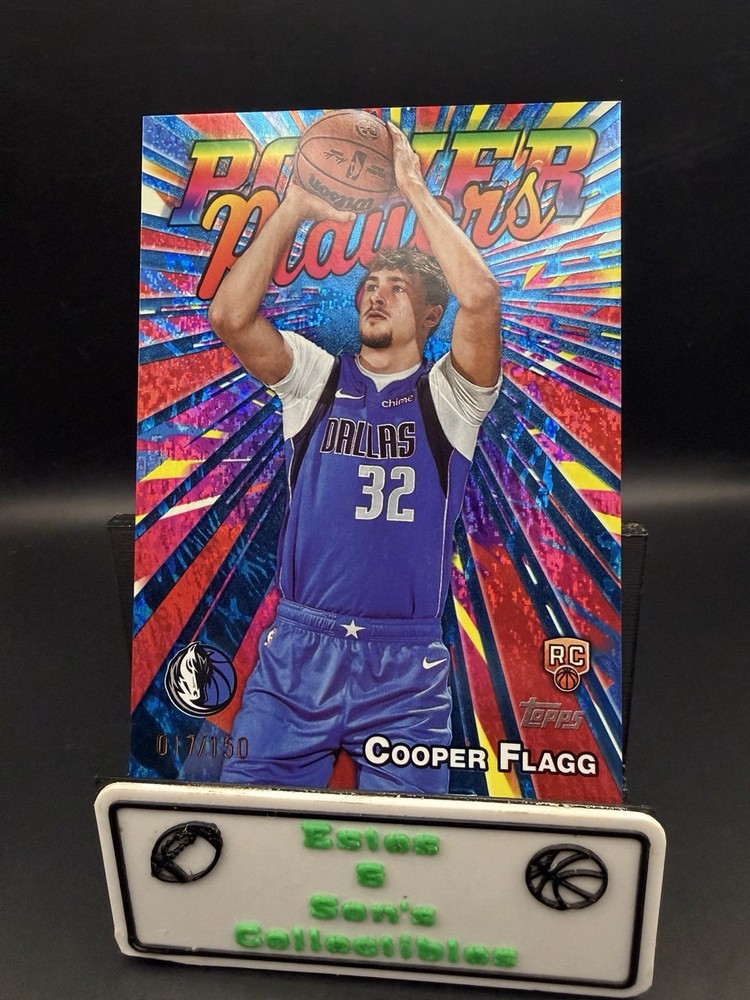2025-26 Topps - Power Players Cooper Flagg #PP-16 Blue Holofoil /150 (RC)