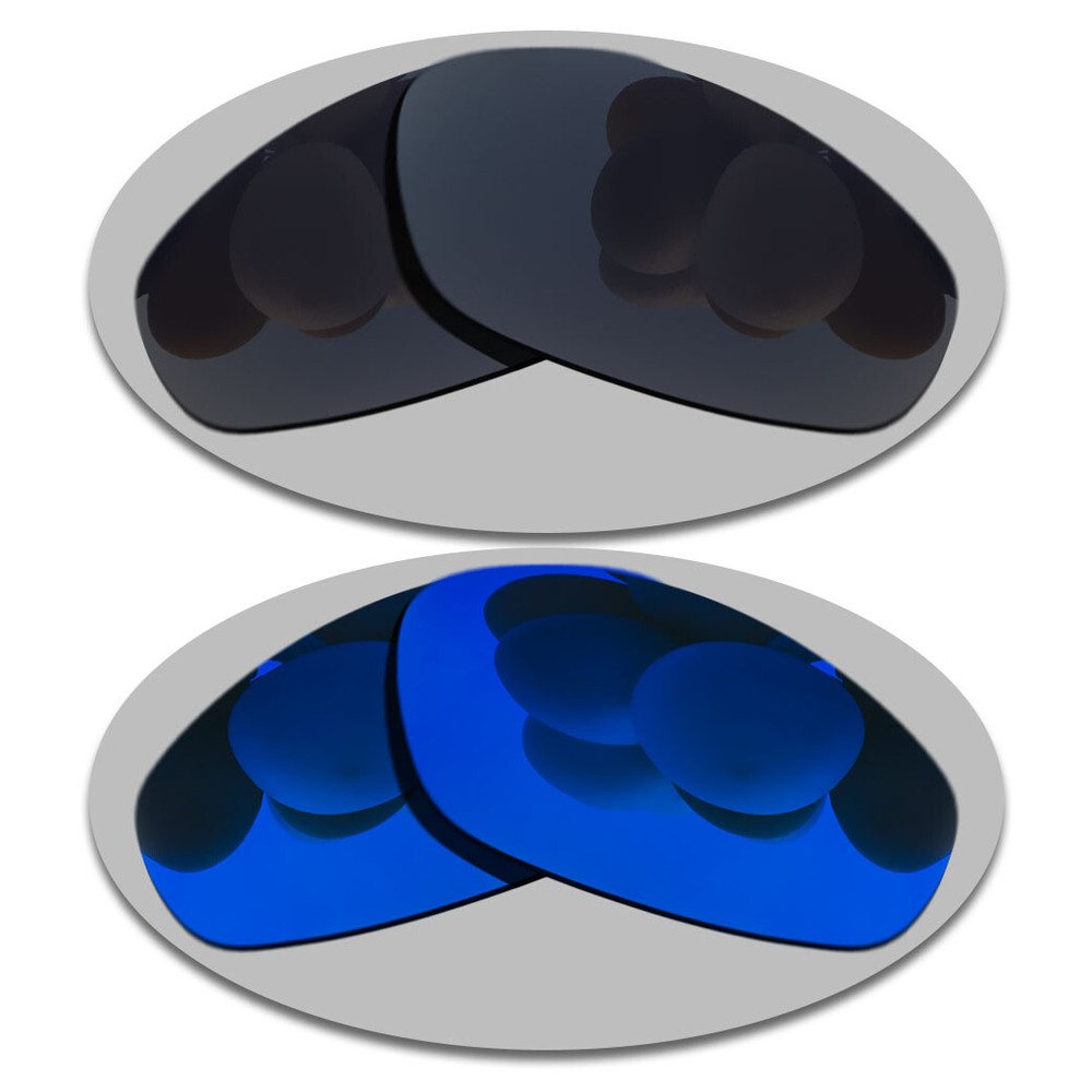 Grey Black&Deep Blue Lenses Replacement For-Oakley Whisker Polarized