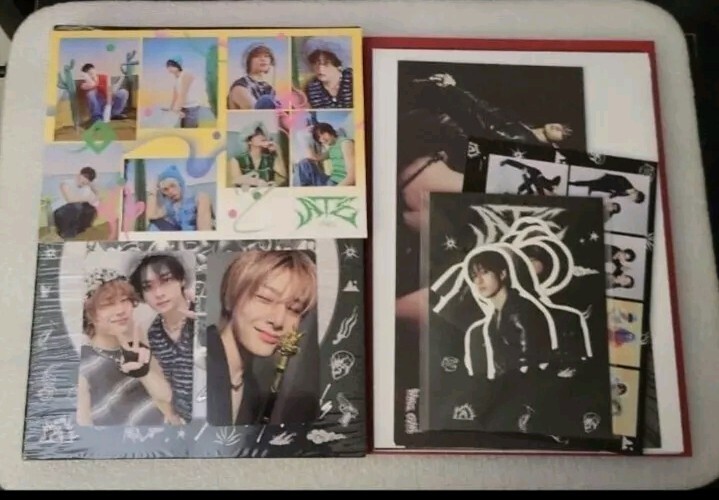 Stray Kids I.N Signed Ate Postcard with Album