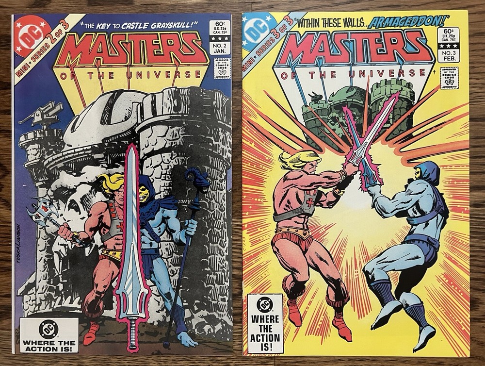 Masters of the Universe #2 DC Comics He-Man Skeletor MOTU 1982 NM High Grade