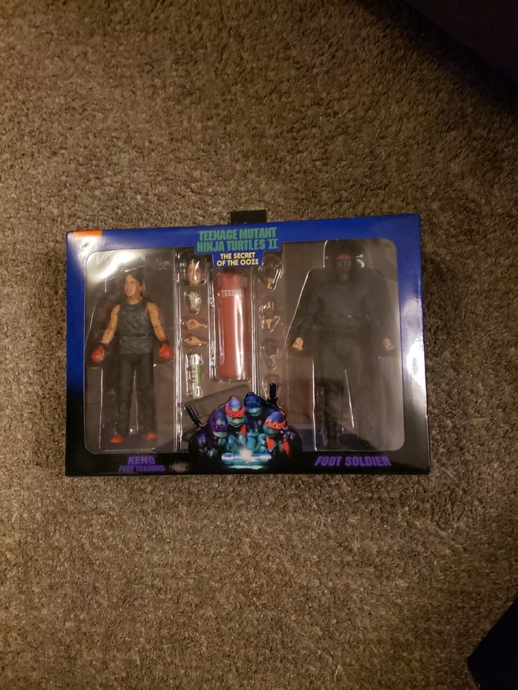 NECA TMNT Keno and Foot Soldier Secret of the Ooze Action Figures