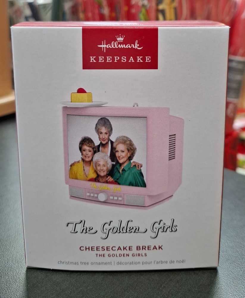 2024 Hallmark Keepsake Golden Girls Cheesecake Break Ornament NIB Free Shipping