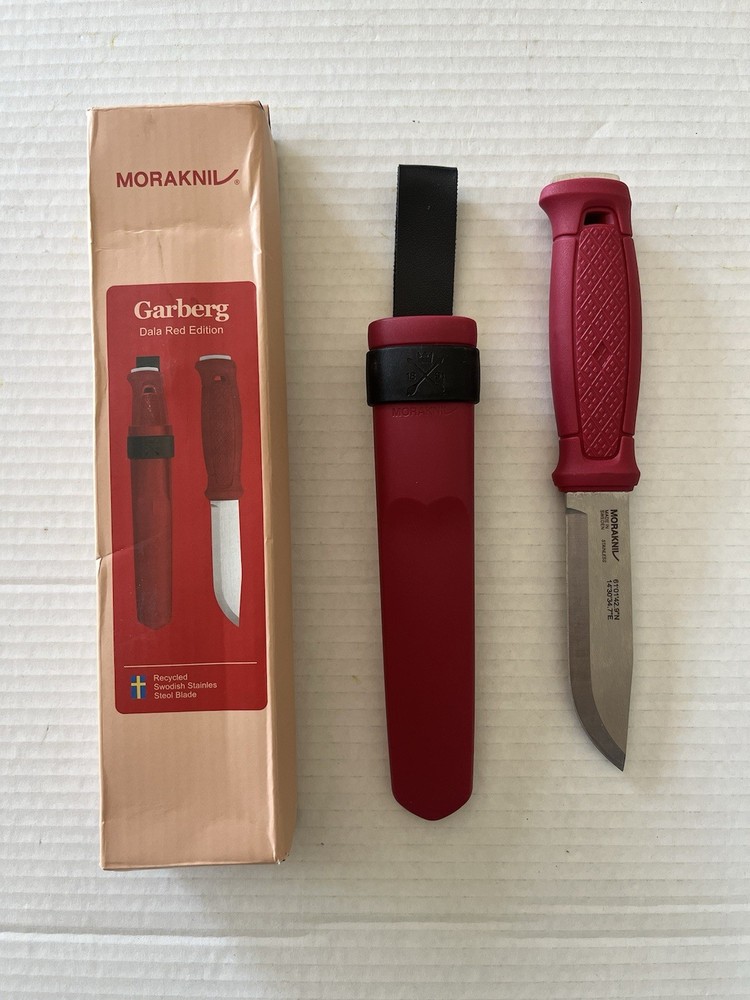 Morakniv Garberg Dala Red Edition with Recycled Swedish Stainless Steel Blade