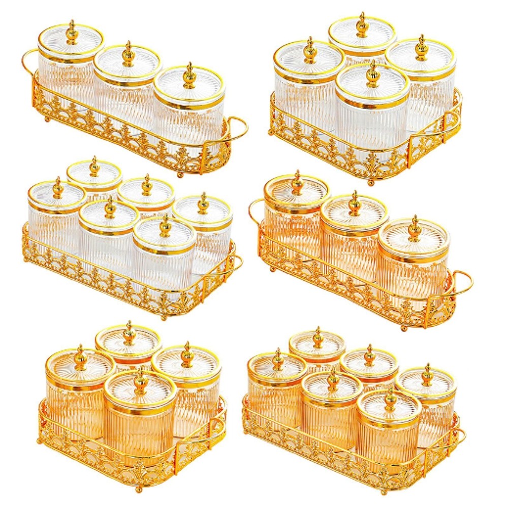 Nordic Snack Tray with Lid for Dried Fruit Appetizers and More