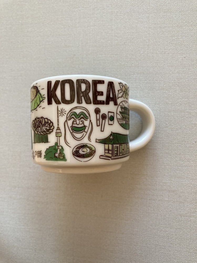 Rare Starbucks Korea Been There Mini Mug 59mL 2oz No Box