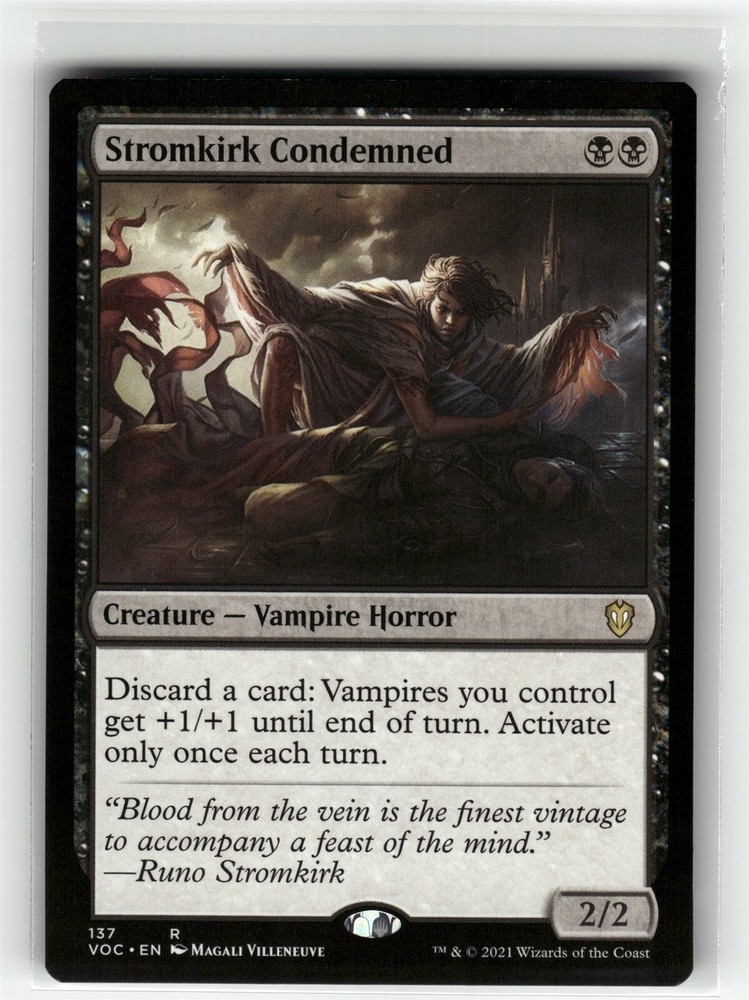 STROMKIRK CONDEMNED Crimson Vow Commander #137 VOC(NM+)(MTG)