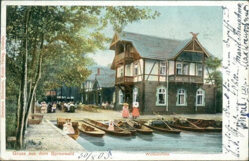 Ansichtskarte Spreewald 1903 Wotschofska   (Nr.9068)