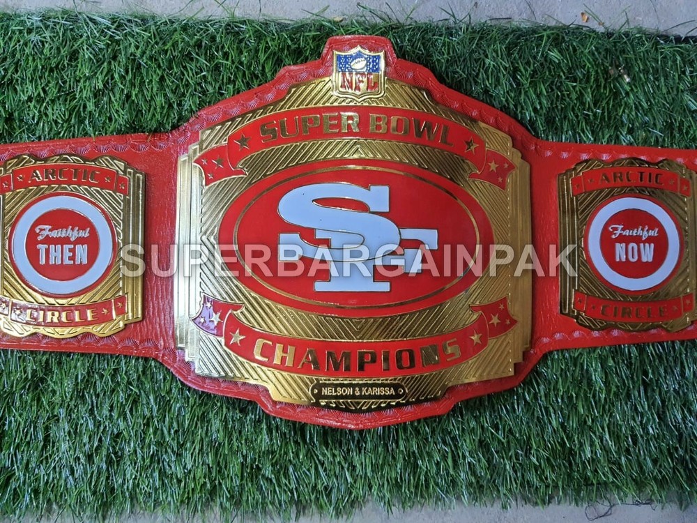 SF 49ers Championship Wrestling Brass 2mm Belt