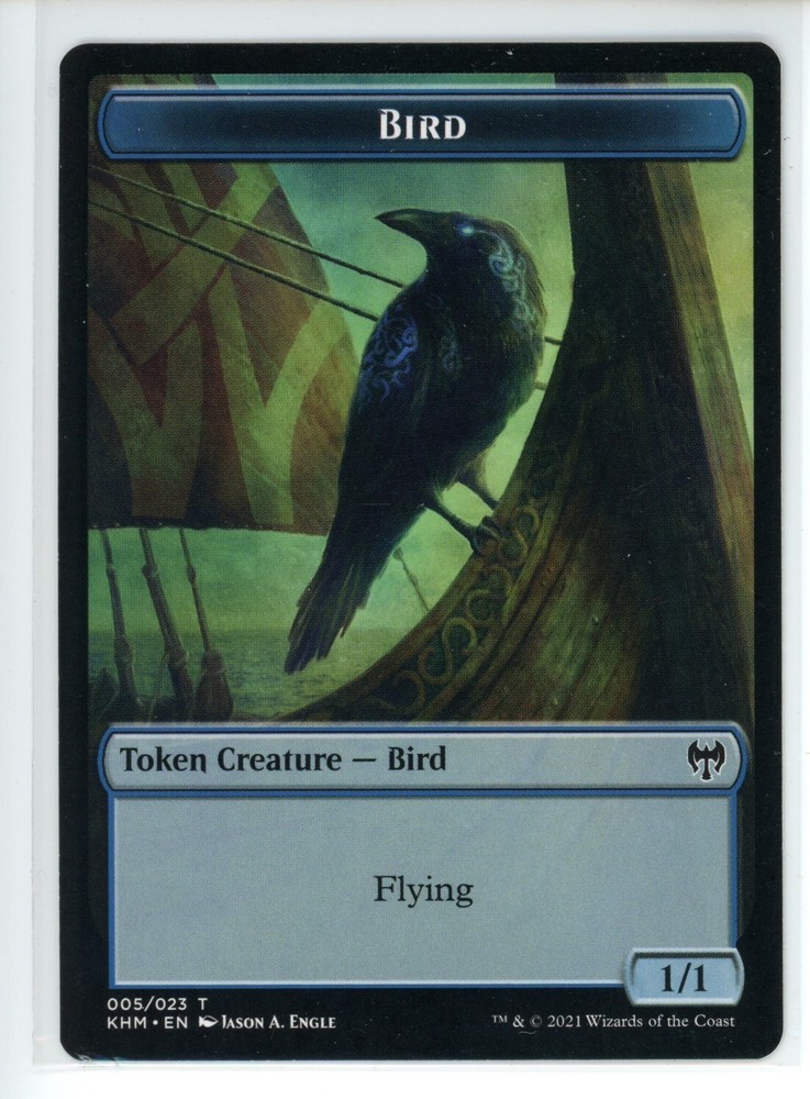 BIRD (005) // SOLDIER DOUBLE-SIDED TOKEN Kaldheim Commander #5//4 KHC(NM+)(MTG)