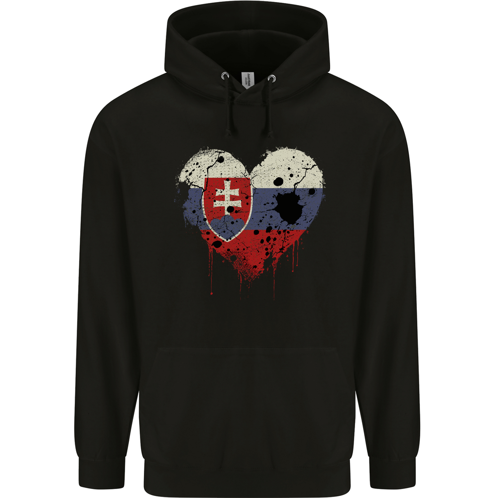 Love Slovakia Flag Slovakia Day Football Mens 80% Cotton Hoodie