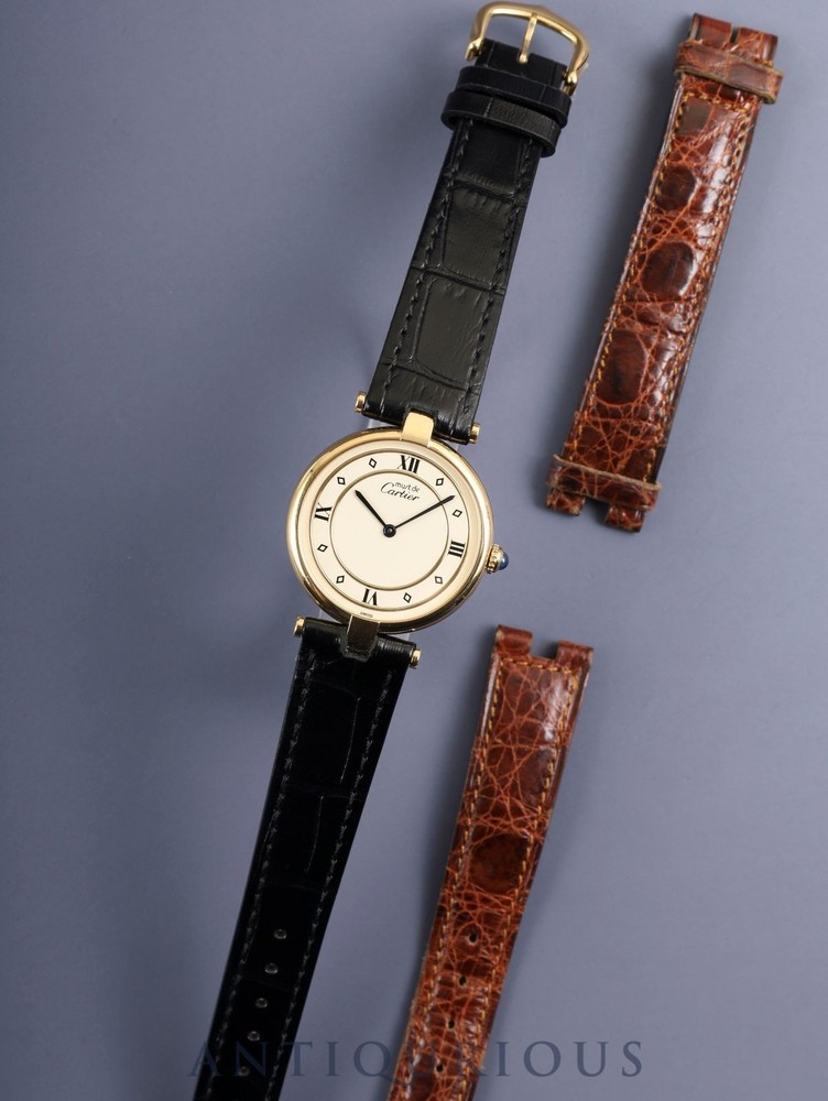 Cartier Must Vendome VLC LM 30mm Quartz 4-Point Roman [Overhauled Jan 2026]