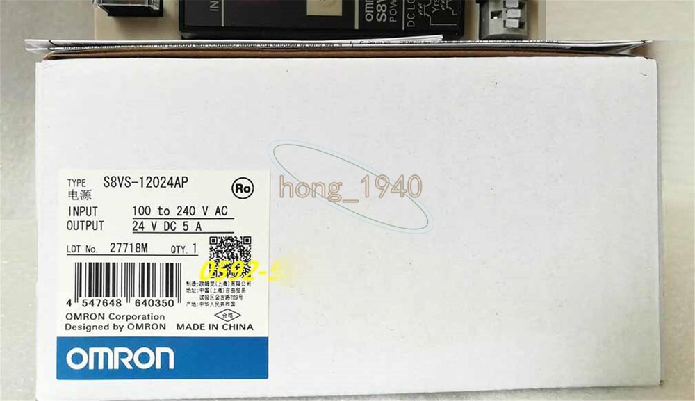 One New Omron S8VS-12024AP Power Supply S8VS12024AP