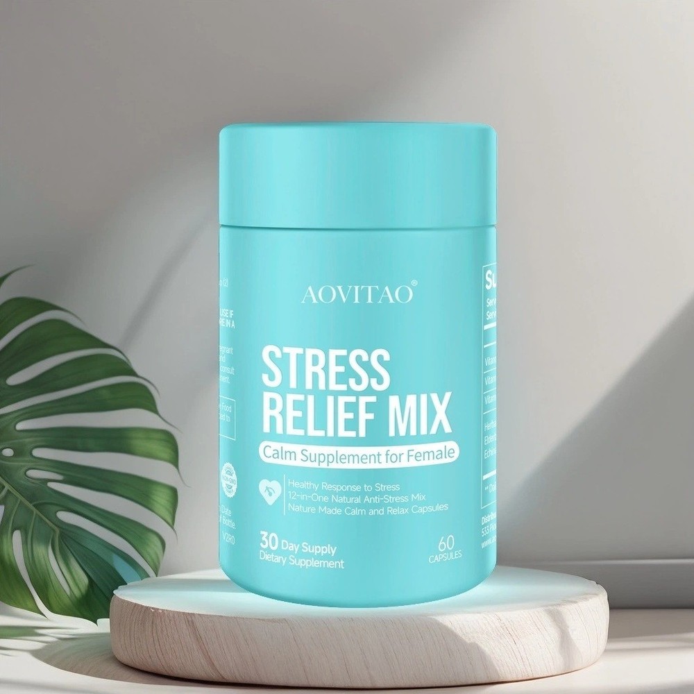Ashwagandha Supplement Stress Relief + Mood Support Adaptogen